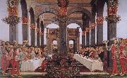 The story of the wedding scene Botticelli